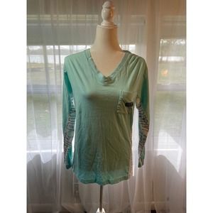 Pink‎ by Victoria's Secret Size Small Hoodie Light Green
